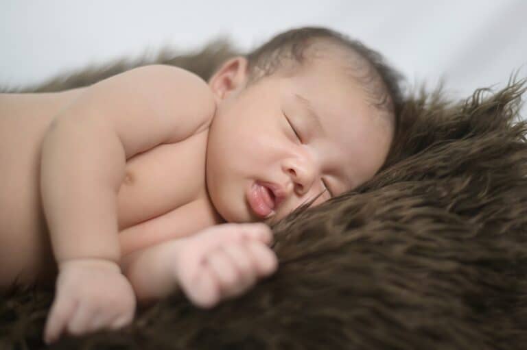 cute newborn sleeping