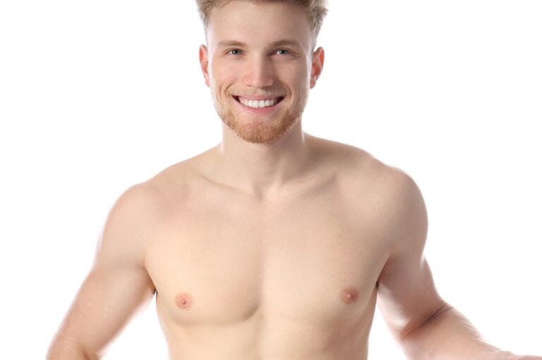 smiling young fit man