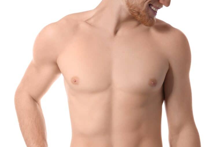 athletic man close up